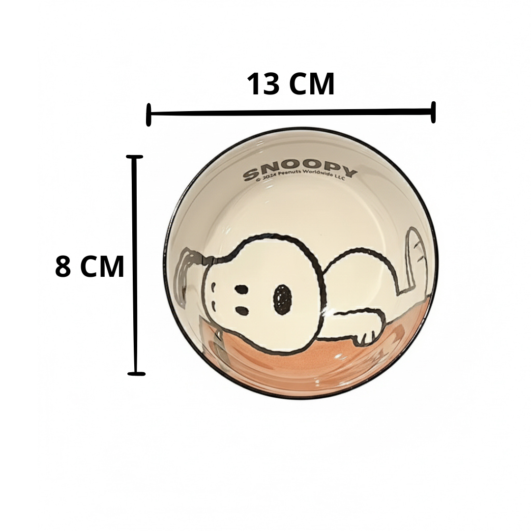 4 Tazones Cerámica con Caja de Regalo